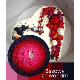 Motek - Bezowy z owocami