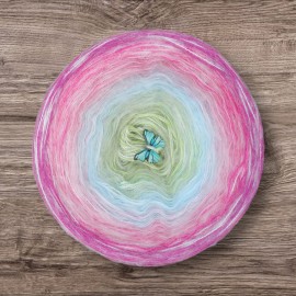 Róże - moher jasny róż