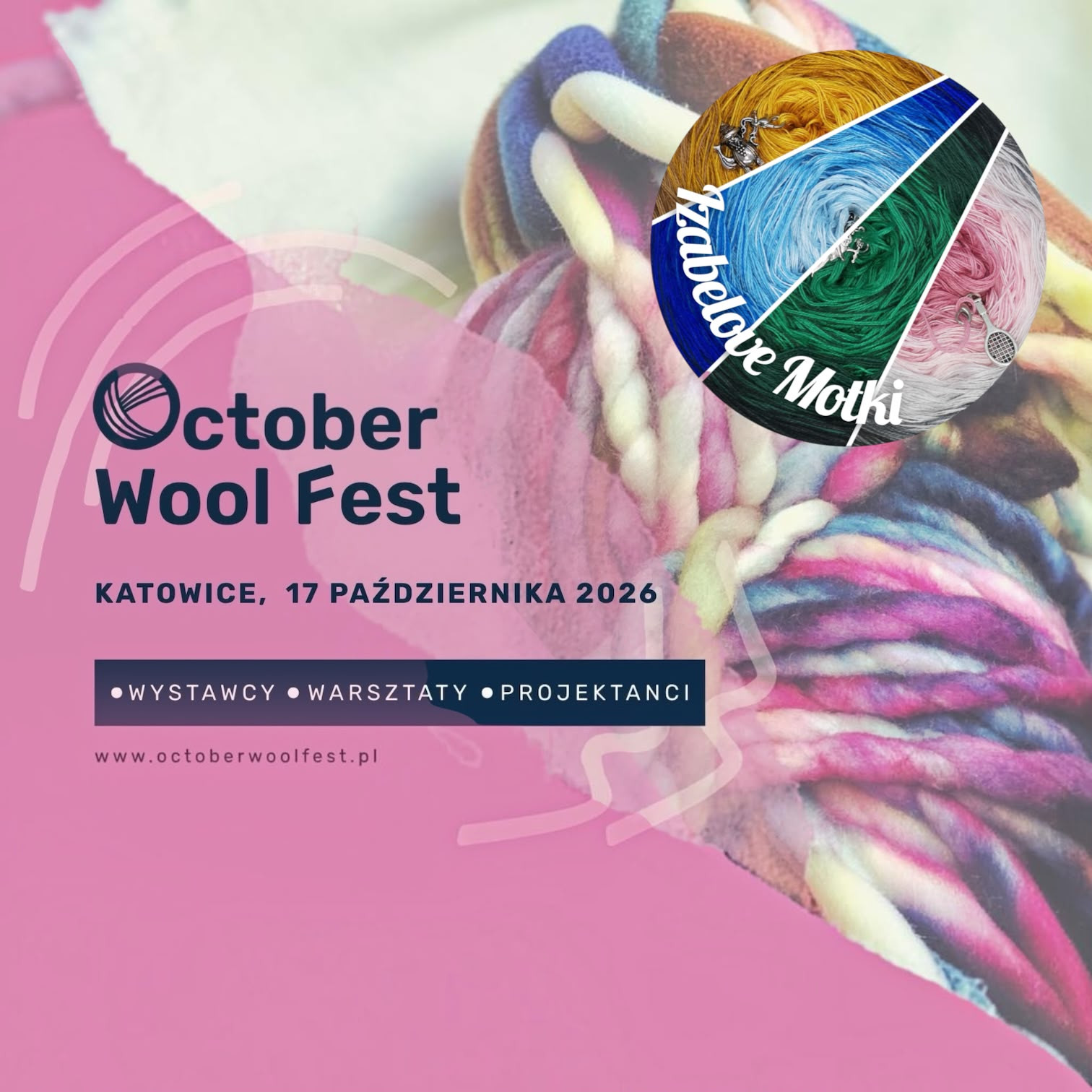 Izabelove Motki na targach October Wool Fest w Katowicach